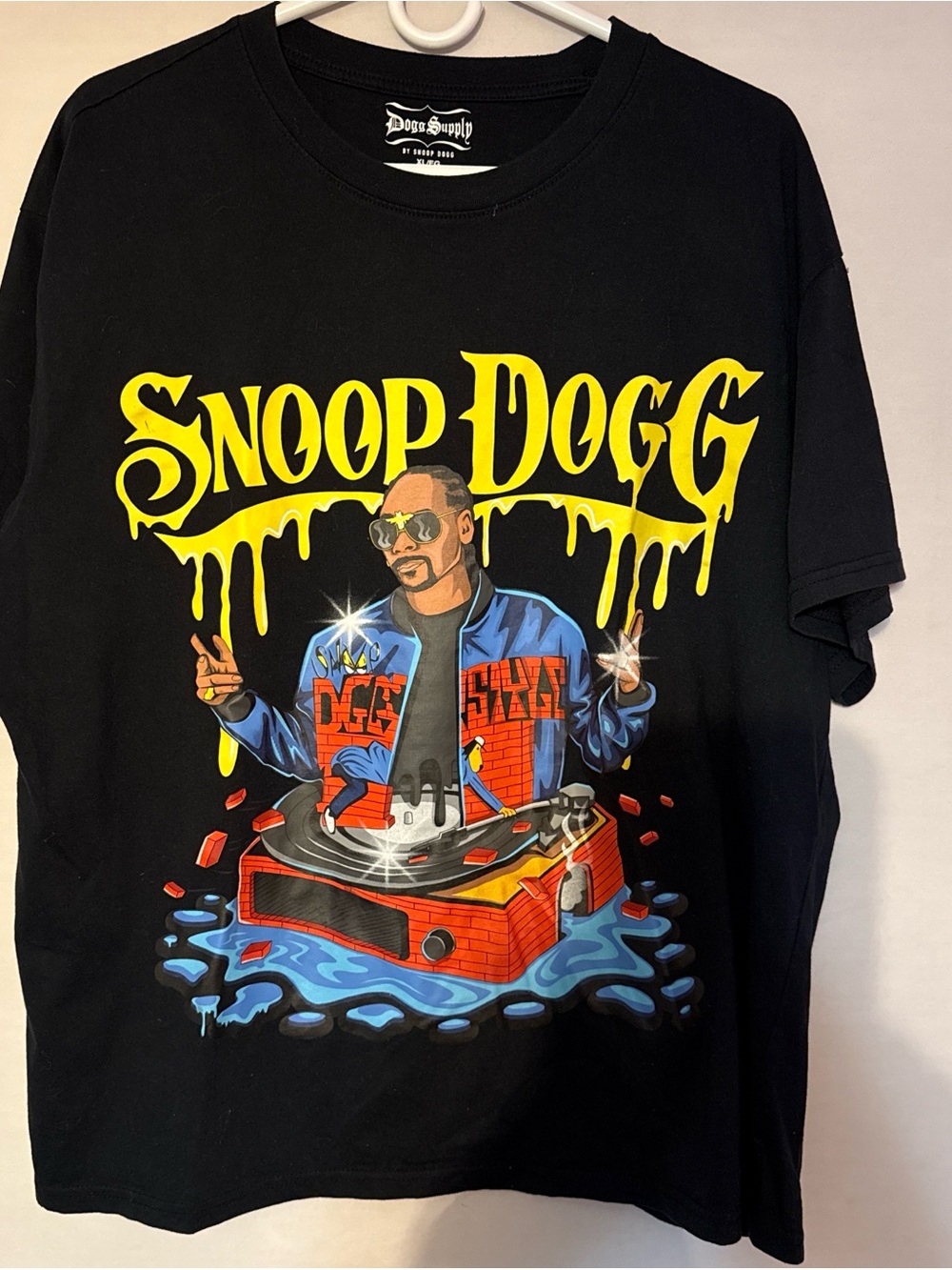 Snoop Dogg Graphic Short Sleeve Tee - Black